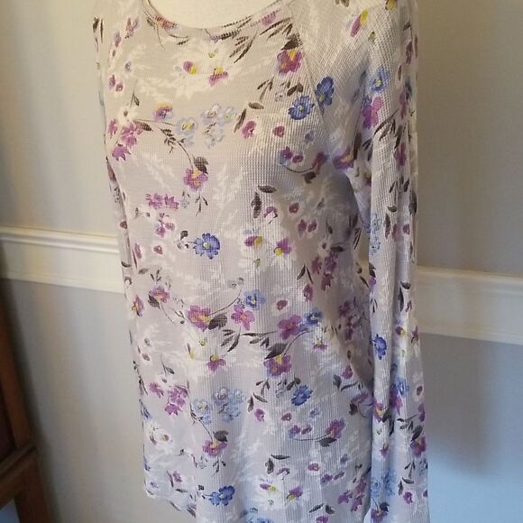 J.Jill top  waffle knit  thermal size medium - Picture 1 of 11